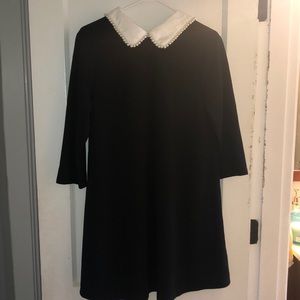 Black Dress with pearls